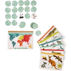 Loto des animaux Tout autour du monde - Moulin Roty 2