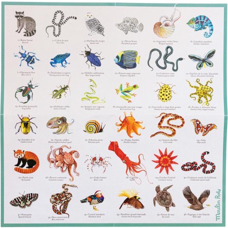 Mémory animaux Tout autour du Monde - Made in France - Moulin Roty