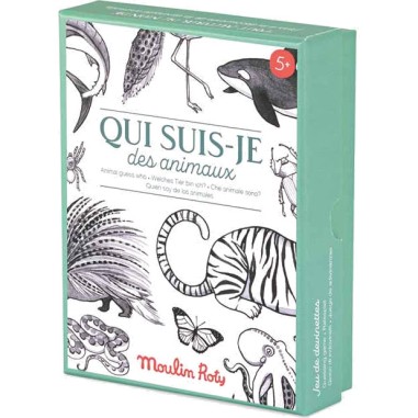 Jeu Qui suis-je des animaux Tout autour du Monde - Moulin Roty