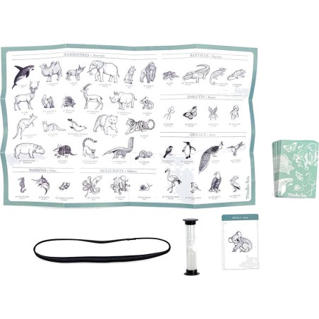 Jeu Qui suis-je des animaux Tout autour du Monde - Moulin Roty