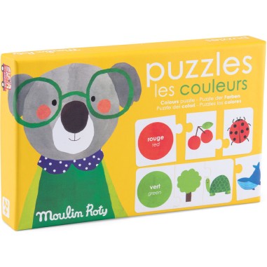Puzzles Les couleurs Les Popipop - Puzzle éducatif - Moulin Roty