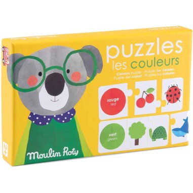 Puzzles Les couleurs Les Popipop - Puzzle éducatif - Moulin Roty