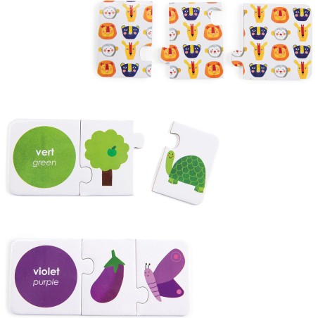 Puzzles Les couleurs Les Popipop - Puzzle éducatif - Moulin Roty