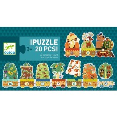 Puzzle frise Je compte 20 pcs - Un jeu - Djeco