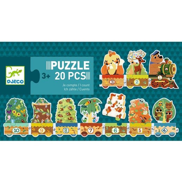 Puzzle Trio Puzzle Frise Je Compte Djeco