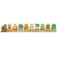 Puzzle frise Je compte 20 pcs - Un jeu - Djeco 2