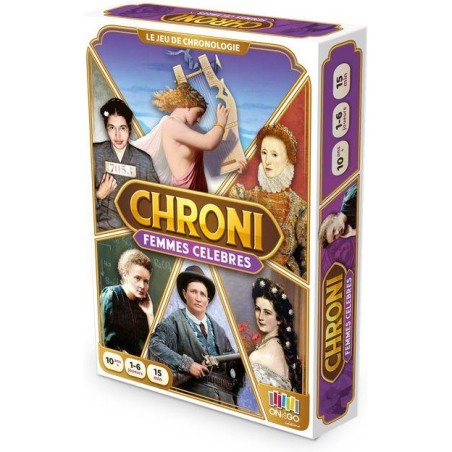 Chroni - Femme Célèbres - Jeux de société - On the Go Editions