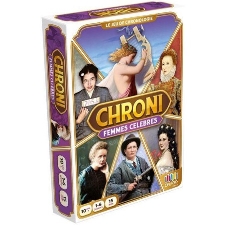 Chroni - Femme Célèbres - Jeux de société - On the Go Editions
