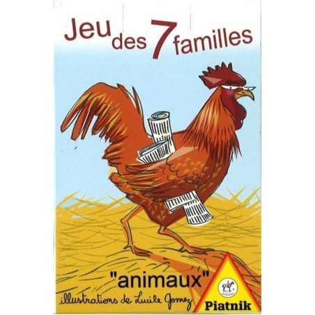 Jeu des 7 Familles - Animaux - Jeux de société - Piatnik