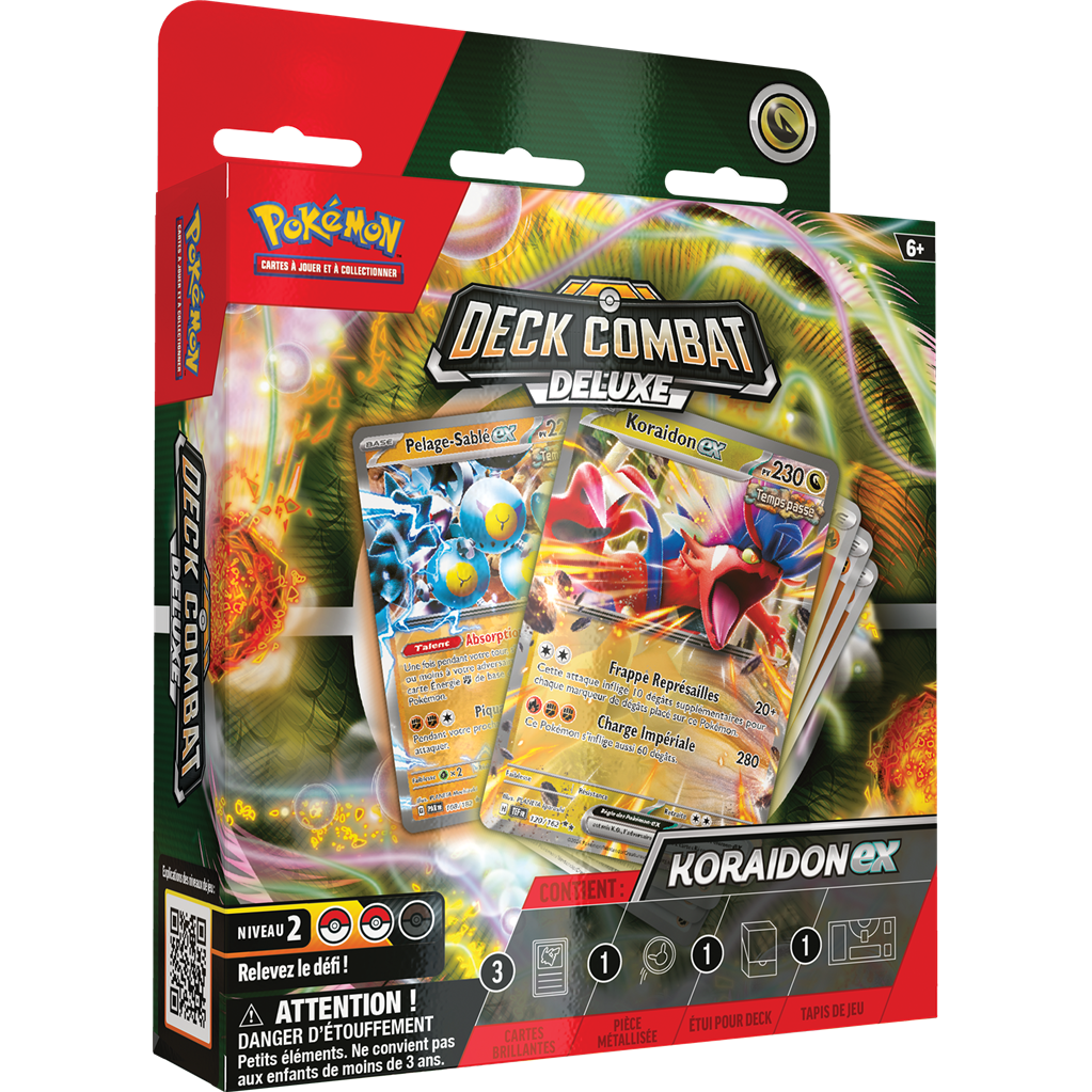 Deluxe Battle Deck Koraidon Ex / Miraidon Ex Modèle Aléatoire Pokémon