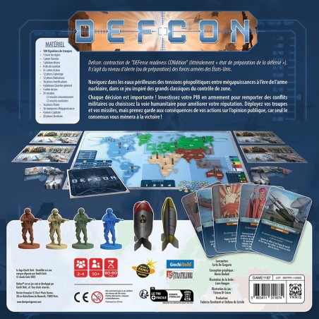 Defcon - Jeu de Société - Jeu de Plateau - Don t Panic Games