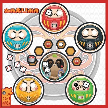 Daruma - Jeu de Société - Jeu de Dés - Igiari