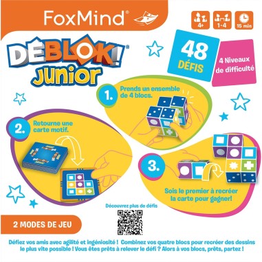 Déblok Junior - Jeu de Société dès 4 Ans - Foxmind