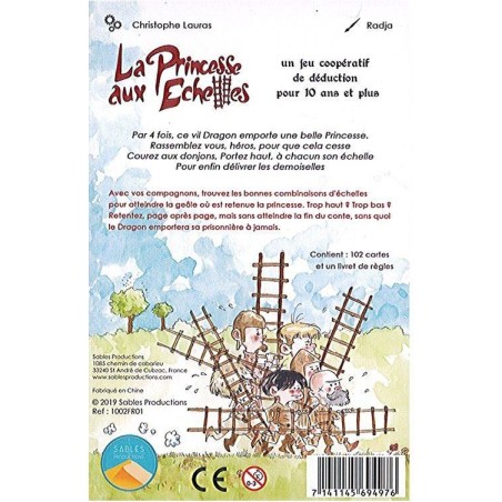 La Princesse Aux Échelles - Jeux de société - Sable productions - Sables Productions