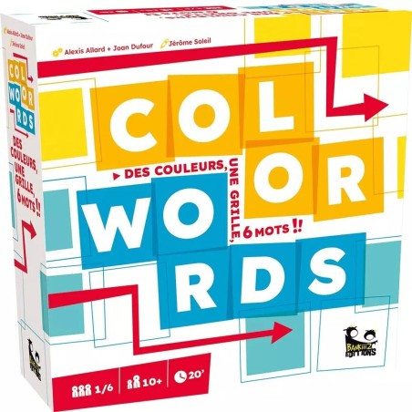 Color Words - Jeu de Société - Jeu de Mots - Bankiiiz Editions