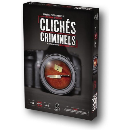 Clichés Criminels - Jeu de Société - Jeu d'Enquêtes - Blue Cocker