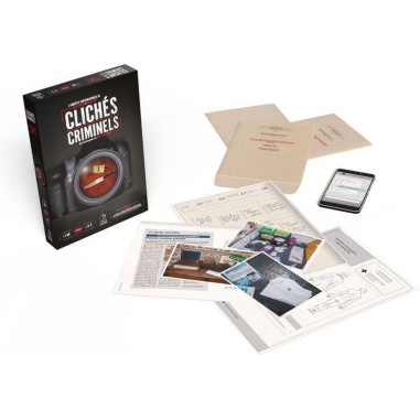 Clichés Criminels - Jeu de Société - Jeu d'Enquêtes - Blue Cocker