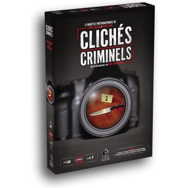 Clichés Criminels - Jeu de Société - Jeu d'Enquêtes - Blue Cocker