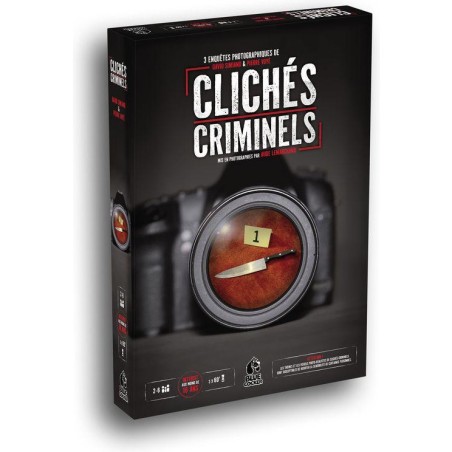 Clichés Criminels - Jeu de Société - Jeu d'Enquêtes - Blue Cocker