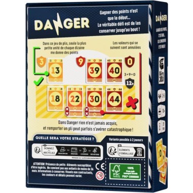 Danger - Jeu de Cartes - Jeu de Société - La Boite de Jeu