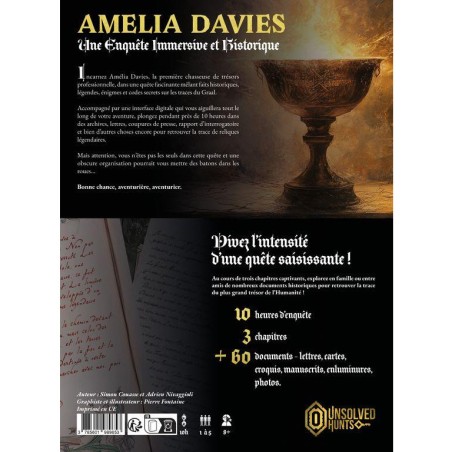 Amelia Davies - La Quete Du Graal - Unsolved Enigmas