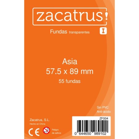 Protège-cartes Zacatrus Asia - 57,5 mm x 89 mm - Zacatrus - Accessoires - Gigamic