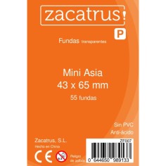 Protège-cartes Zacatrus Mini Asia - 43 mm X 65 mm - Zacatrus - Accessoires - Gigamic