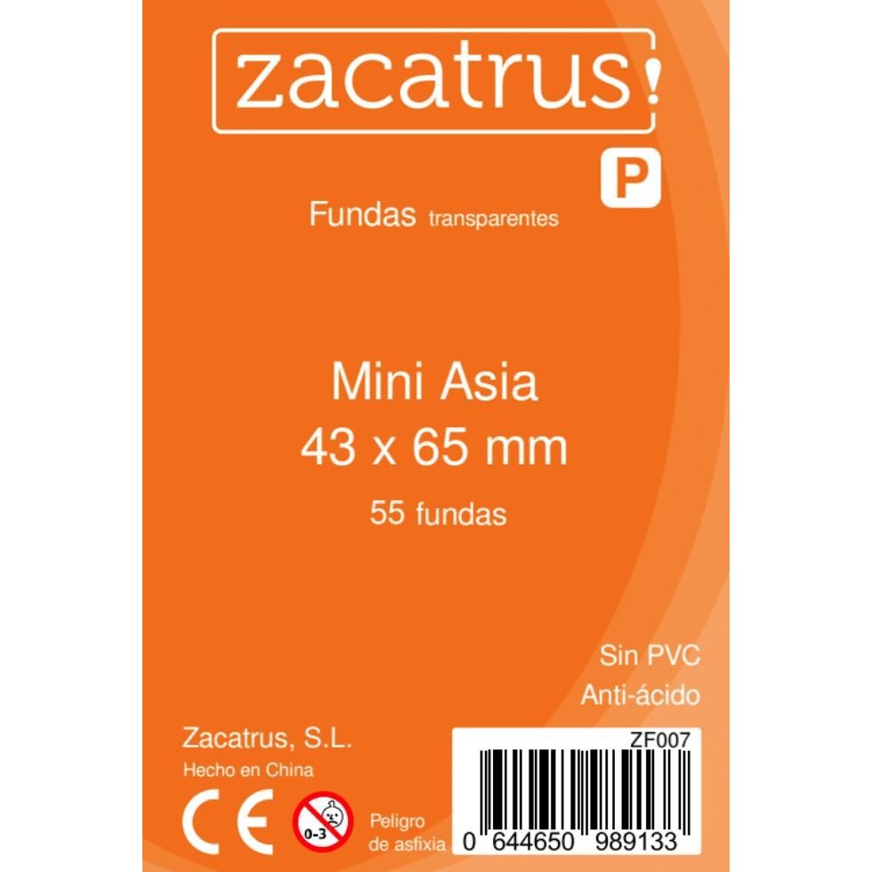 43x65mm Lot de 55 protègecartes Mini Asia Zacatrus