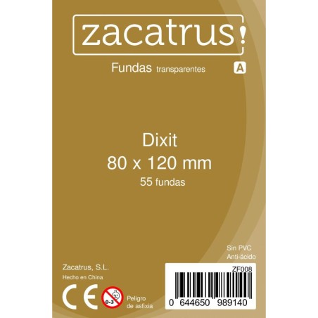Protège-cartes Zacatrus Dixit - 80 mm X 120 mm - Zacatrus - Accessoires - Gigamic