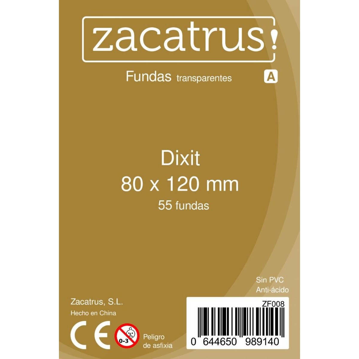 80x120mm Lot de 55 protègecartes Dixit Zacatrus