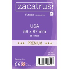 Protège-cartes Zacatrus Usa Premium - 56 mm X 87 mm - Zacatrus - Accessoires - Gigamic