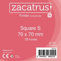 Protège-cartes Zacatrus Square S - 70 x 70 mm - Zacatrus - Accessoires - Gigamic