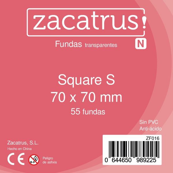 70x70mm Lot de 55 protègecartes Square Zacatrus