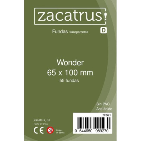 Protège-cartes Zacatrus Wonder - 65 mm X 100 mm - Zacatrus - Accessoires - Gigamic