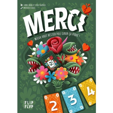 Merci - Jeu de Cartes - Jeu de Société - Flip Flap Éditions