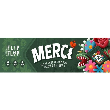Merci - Jeu de Cartes - Jeu de Société - Flip Flap Éditions