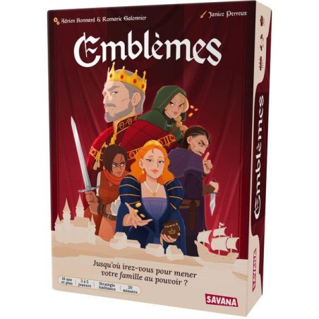 Emblèmes - Jeu de Société - Jeu de Cartes - Savana