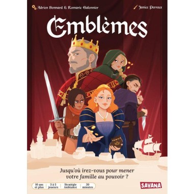 Emblèmes - Jeu de Société - Jeu de Cartes - Savana