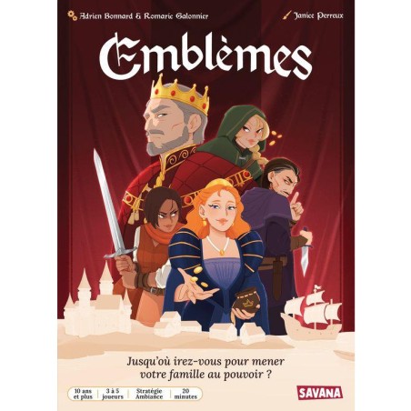 Emblèmes - Jeu de Société - Jeu de Cartes - Savana