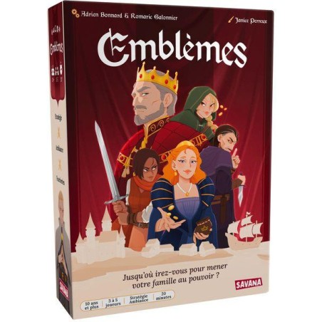 Emblèmes - Jeu de Société - Jeu de Cartes - Savana