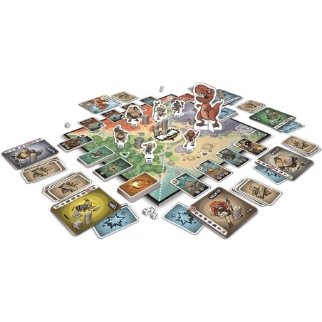 Krom: Une Préhistoire de Fou - Jeu de société - Borderline - Borderline éditions
