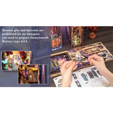 Book Nook - La Forêt Enchantée - 89 Pièces