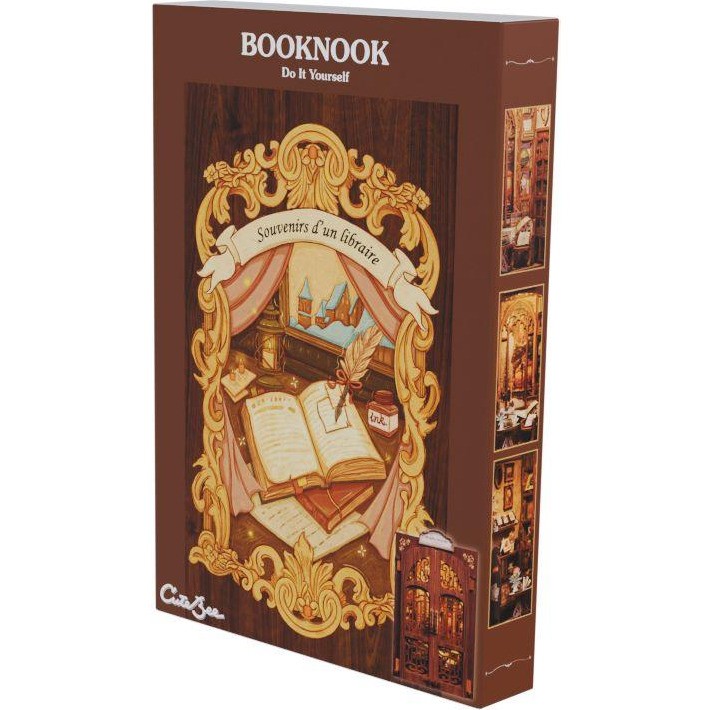 Book Nook Souvenir d'un Libraire 127 Pièces Cutebee
