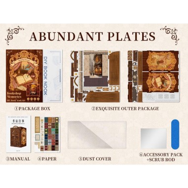 Book Nook - Souvenir d'un Libraire - 127 Pièces