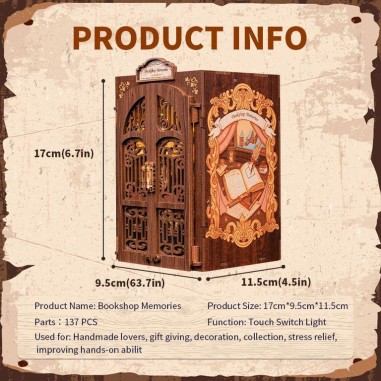 Book Nook - Souvenir d'un Libraire - 127 Pièces