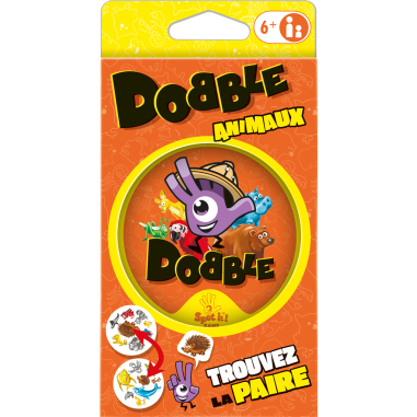 Dobble animaux - jeu de société - asmodée - Zygomatic