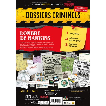 Dossiers Criminels : L'Ombre de Hawkins - Platonia Games