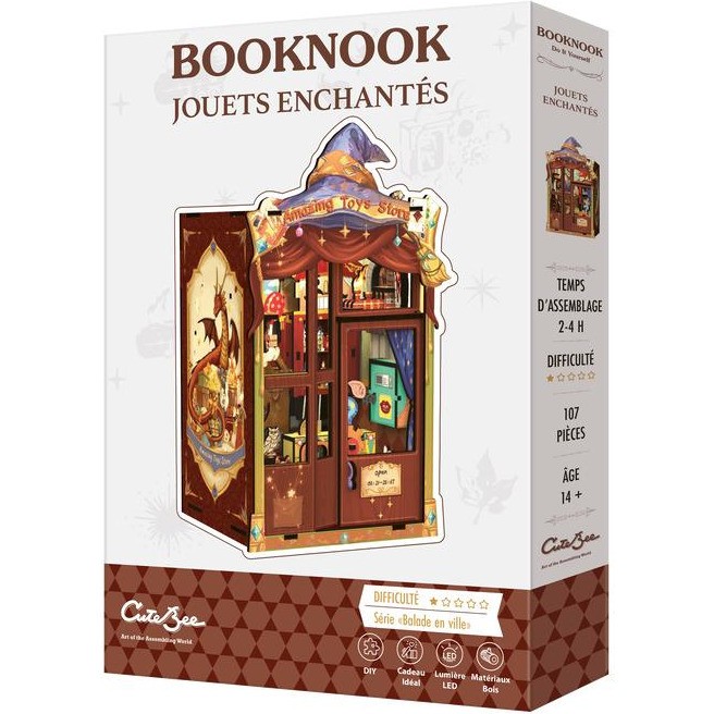 Book Nook Jouets Enchantés 107 Pièces Cutebee