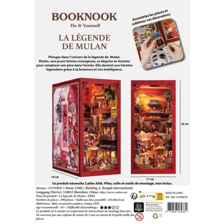 BookNook - La Légende de Mulan - Cutebee