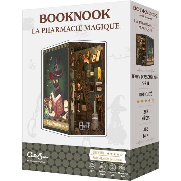 Book Nook La Pharmacie Magique 282 Pièces Cutebee